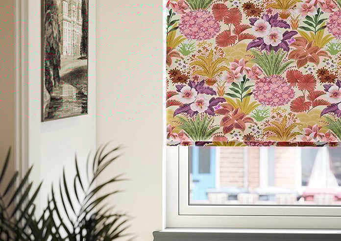 Kerala, Flamenco - Motorised Roman Blind - Image 5